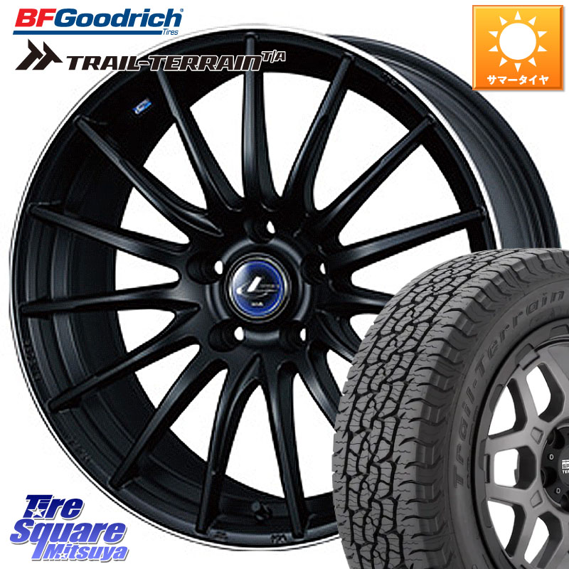 BF Goodrich Trail-Terrain TA トレイルテレーンT/A ブラックウォール 225/60R18WEDS 36278 レオニス Navia ナヴィア05 MBP ウェッズ ホイール 18インチ 18X7.0J 47 5穴 114.3 T32エクストレイル CX-5 CX-8 BT5レガシィアウトバック CX-5 CX5 MAZDA CR-V レガシー レガ｜タイヤスクエアミツヤ
