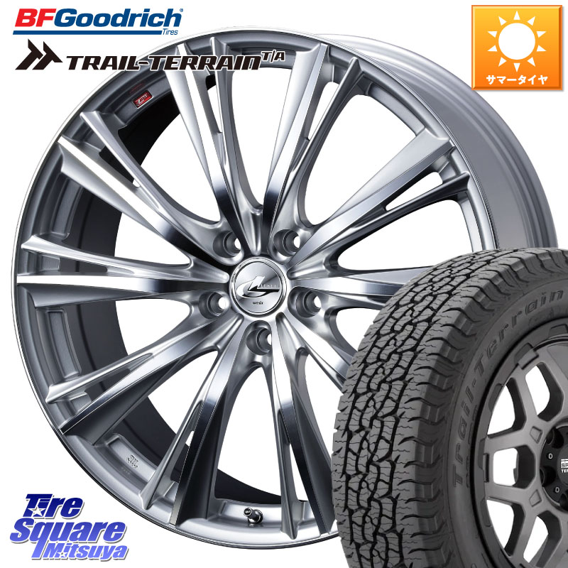 BF Goodrich Trail-Terrain TA トレイルテレーンT/A ブラックウォール 225/60R18WEDS 33904 レオニス WX HSMC ウェッズ Leonis ホイール 18インチ 18X8.0J 42 5穴 114.3 50系RAV4 80系ハリアー T32エクストレイル CX-5 CX-8 BT5レガシィアウトバック RAV4 50系 NX レク｜タイヤスクエアミツヤ