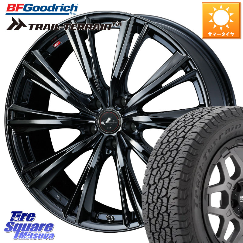 BF Goodrich Trail-Terrain TA トレイルテレーンT/A ブラックウォール 235/55R19WEDS レオニス WX BMC1 ウェッズ Leonis ホイール 19インチ 19X8.0J 38 5穴 114.3 60系RAV4 80系ハリアー アリアARIYA T33エクストレイル アウトランダーPHEV トレイルシーカー RAV4 50系|タイヤスクエアミツヤ