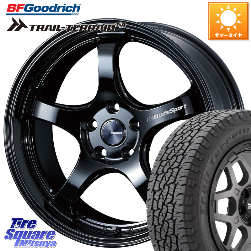 BF Goodrich Trail-Terrain TA トレイルテレーンT/A ブラックウォール 235/55R19WEDS WedsSport RN-05M RN05M ウェッズ スポーツ ホイール 19インチ 19X8.5J 38 5穴 114.3 アウトランダーPHEV RAV4 50系 RAV4 60系 RX レクサス|タイヤスクエアミツヤ