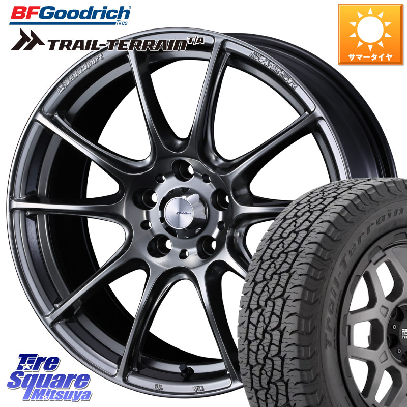 BF Goodrich Trail-Terrain TA トレイルテレーンT/A ブラックウォール 225/60R18WEDS WedsSport SA-25R SA25R ウェッズ スポーツ ホイール 18インチ 18X7.5J 35 5穴 114.3 50系RAV4 80系ハリアー RAV4 50系 デリカD:5 D5 カスタムサイズ NX レクサス|タイヤスクエアミツヤ