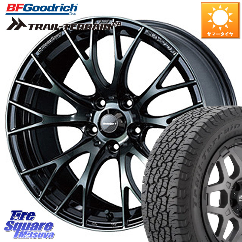 WEDS 72739 SA-20R SA20R ウェッズ スポーツ ホイール 18インチ 18 X 7.5J +45 5穴 114.3 BF Goodrich Trail-Terrain TA トレイルテレーンT/A ブラックウォール 225/55R18 レヴォーグレイバック SL系フォレスター SK系フォレスター