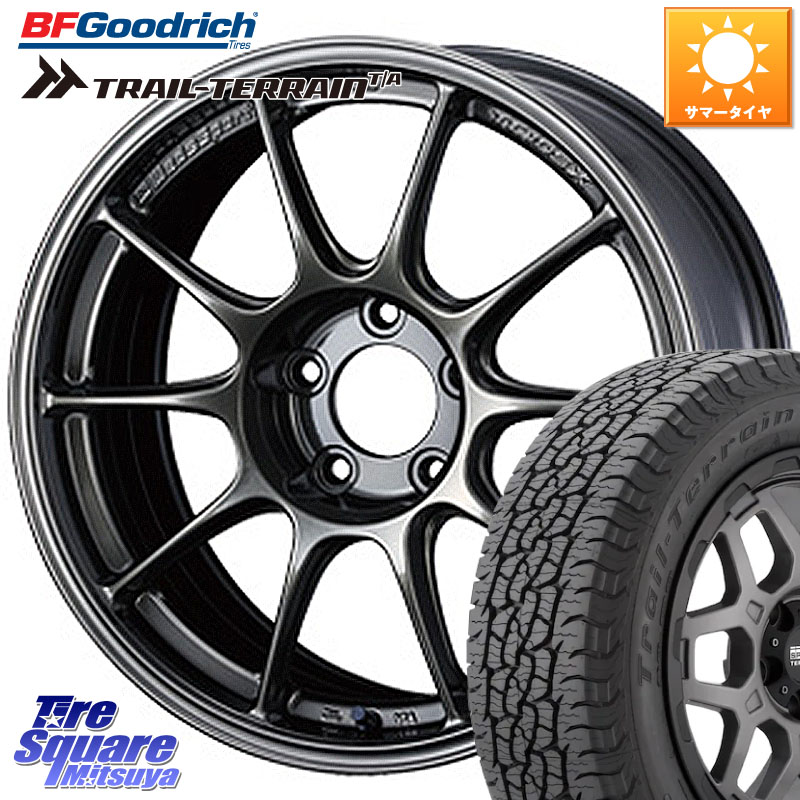 BF Goodrich Trail-Terrain TA トレイルテレーンT/A ブラックウォール 225/60R17WEDS WedsSport TC-105X TC105X ウェッズ スポーツ ホイール 17インチ 17X8.0J 42 5穴 114.3 アウトランダー|タイヤスクエアミツヤ