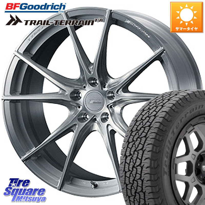 BF Goodrich Trail-Terrain TA トレイルテレーンT/A ブラックウォール 245/60R18WEDS F ZERO FZ-2 FZ2 鍛造 FORGED ホイール18インチ エフゼロ 18X7.5J 38 5穴 114.3 RAV4 50系 カスタム|タイヤスクエアミツヤ