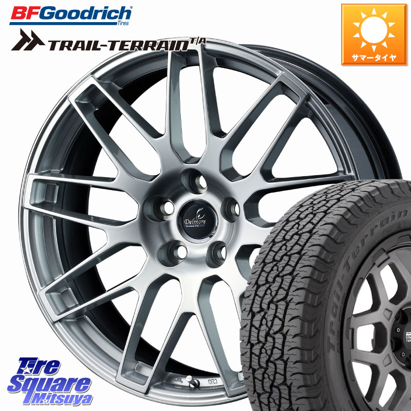 WEDS 39244 Delmore デルモア LC.S 平座仕様(レクサス車専用) 18 X 8.0J +30 5穴 114.3 BF Goodrich Trail-Terrain TA トレイルテレーンT/A ブラックウォール 235/60R18