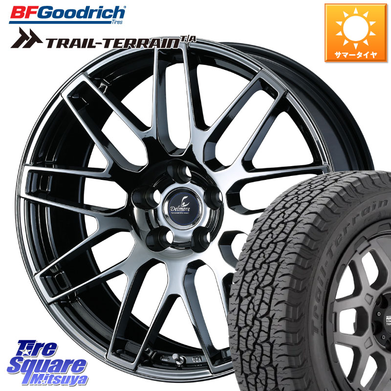 WEDS 40446 Delmore デルモア LC.S M14 DSNS仕様(レクサス車専用) 18 X 7.5J(M14B) +36 5穴 114.3 BF Goodrich Trail-Terrain TA トレイルテレーンT/A ブラックウォール 235/60R18 レクサスNX20系 クラウンスポーツ・エステート ハイブリッドZ スバル ソルテラ