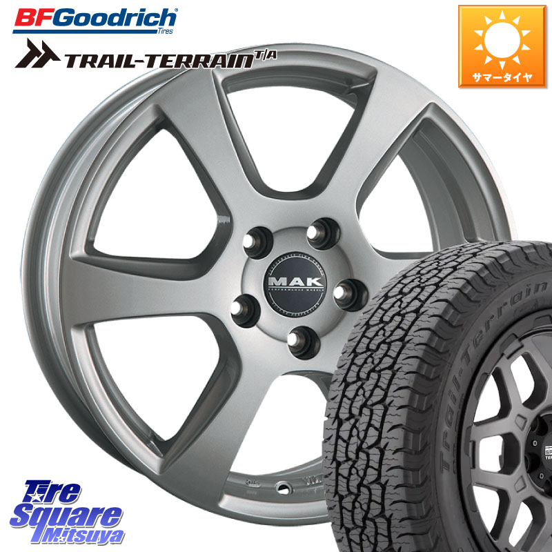 阿部商会 MAK VINCI(ヴィンチ) ホイール 17インチ 17 X 7.5J(MB X247) +52.5 5穴 112 BF Goodrich Trail-Terrain TA トレイルテレーンT/A ブラックウォール 225/60R17 メルセデスベンツ GLB(X247)