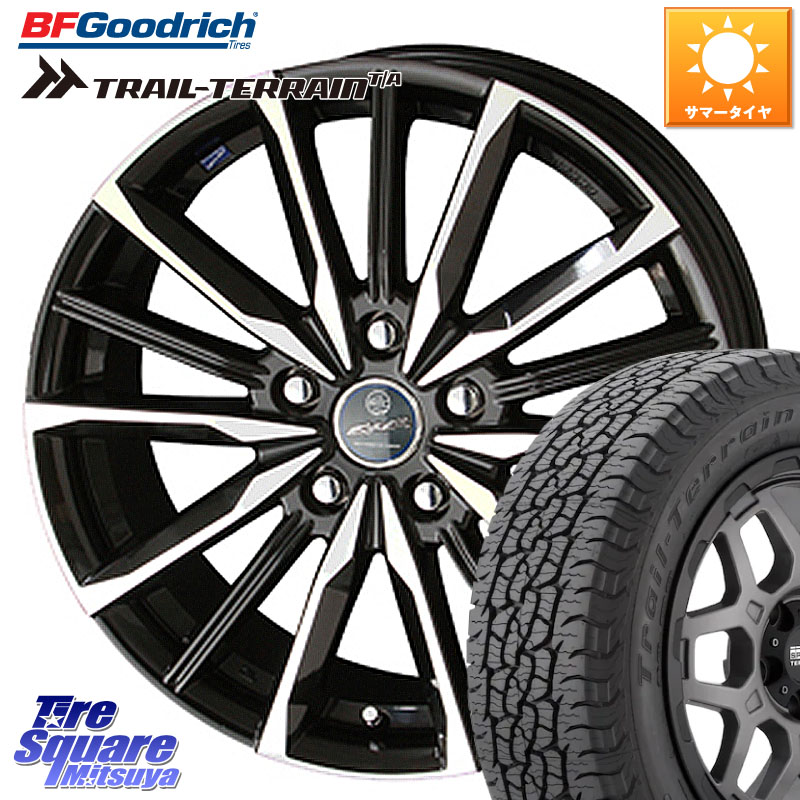 KYOHO SMACK スマック ヴァルキリー ホイール 17インチ 17 X 7.0J +53 5穴 114.3 BF Goodrich Trail-Terrain TA トレイルテレーンT/A ブラックウォール 225/60R17 E52エルグランド ZR-V クロストレック レヴォーグレイバック
