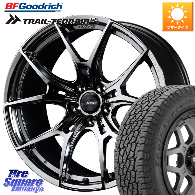 RAYS 【欠品次回6~7月】 レイズ GramLights グラムライツ 57FXZ RBC ホイール 18インチ 18 X 8.0J +45 5穴 100 BF Goodrich Trail-Terrain TA トレイルテレーンT/A ブラックウォール 225/55R18