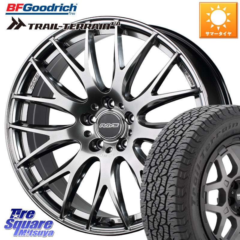 RAYS レイズ HOMURA 2X9Plus 18インチ 18 X 8.0J +45 5穴 114.3 BF Goodrich Trail-Terrain TA トレイルテレーンT/A ブラックウォール 225/60R18 50系RAV4 80系ハリアー CX-5 CX-8 BT5レガシィアウトバック