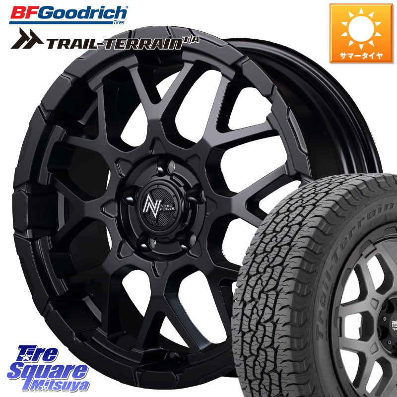 MANARAY MID ナイトロパワー M28 BULLET-S 18インチ 18 X 7.0J +35 5穴 114.3 BF Goodrich Trail-Terrain TA トレイルテレーンT/A ブラックウォール 235/60R18 148,985円