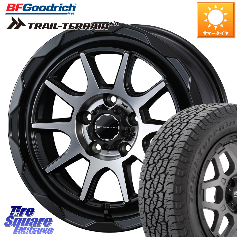 BF Goodrich Trail-Terrain TA トレイルテレーンT/A ブラックウォール 225/60R17WEDS マッドヴァンス06 MUD VANCE 06 ウエッズ 17インチ 17X7.0J 40 5穴 114.3 30系アルファード/ヴェルファイア デリカD:5 SL系フォレスター エクストレイル X-TRAIL 日産 ヴェルファイ|タイヤスクエアミツヤ