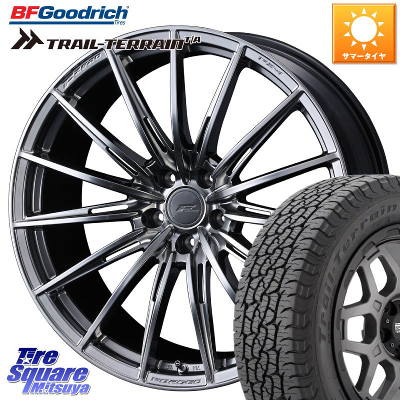 WEDS F ZERO FZ4 FZ-4 鍛造 FORGED 18インチ エフゼロ 18 X 8.0J +45 5穴 114.3 BF Goodrich Trail-Terrain TA トレイルテレーンT/A ブラックウォール 235/60R18 50系RAV4 CX-60 CX-80