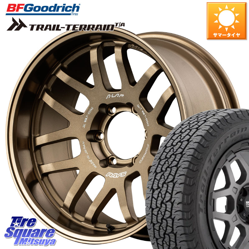 RAYS 【欠品次回10~11月】 レイズ A LAP-07X 18インチ 18 X 8.0J +20 6穴 139.7 BF Goodrich Trail-Terrain TA トレイルテレーンT/A ブラックウォール 285/60R18
