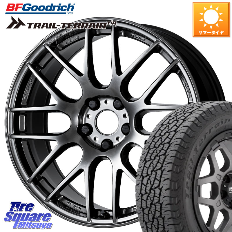 BF Goodrich Trail-Terrain TA トレイルテレーンT/A ブラックウォール 225/60R17WORK ワーク EMOTION エモーション M8R GTK 17インチ 17X7.0J 38 5穴 114.3 30系アルファード/ヴェルファイア デリカD:5 デリカD:5(26+) SL系フォレスター エクストレイル X-TRAIL 日産|タイヤスクエアミツヤ