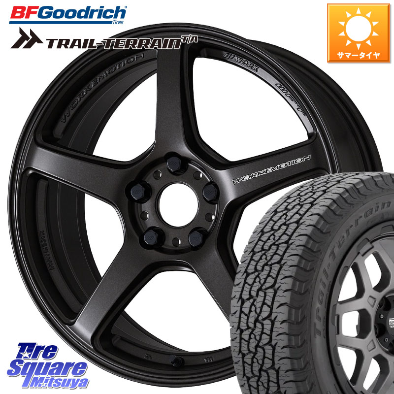 WORK ワーク EMOTION エモーション T5R 18インチ 18 X 8.5J +35 5穴 114.3 BF Goodrich Trail-Terrain TA トレイルテレーンT/A ブラックウォール 235/60R18 アウトランダーPHEV 149,780円