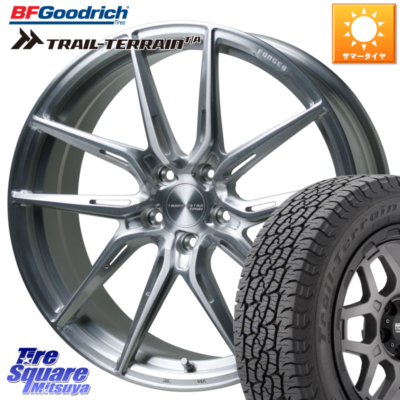 HotStuff TSF-02 BRS トラフィックスターフォージド 19インチ 19 X 8.0J +35 5穴 114.3 BF Goodrich Trail-Terrain TA トレイルテレーンT/A ブラックウォール 235/55R19 アウトランダーPHEV 177,035円