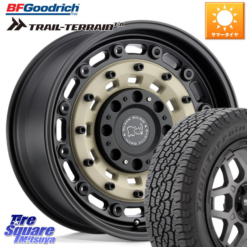 BLACK RHINO ARSENAL SANDBLACK ブラックライノ アーセナル 18インチ ブラックライノ 18 X 8.0J +30 5穴 114.3 BF Goodrich Trail-Terrain TA トレイルテレーンT/A ブラックウォール 225/60R18