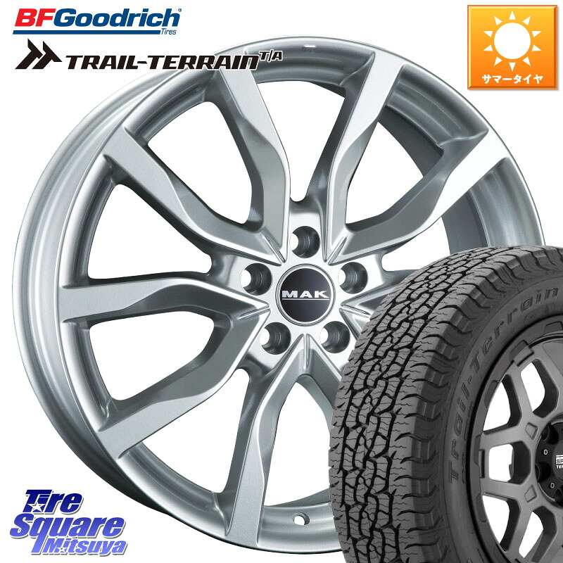 阿部商会 MAK HIGHLANDS ホイール18インチ 18 X 8.0J(LANDROVER EVOQUE LZ2) +45 5穴 108 BF Goodrich Trail-Terrain TA トレイルテレーンT/A ブラックウォール 235/60R18 ランドローバー レンジローバー イヴォーク LZ2***系