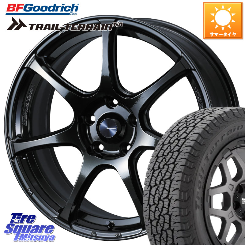 WEDS 【欠品次回06月下旬】 74032 ウェッズ スポーツ SA75R SA-75R 18インチ 18 X 8.5J +35 5穴 114.3 BF Goodrich Trail-Terrain TA トレイルテレーンT/A ブラックウォール 235/60R18 アウトランダーPHEV