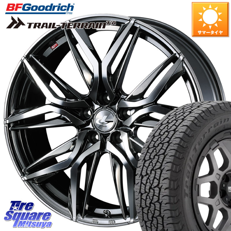 BF Goodrich Trail-Terrain TA トレイルテレーンT/A ブラックウォール 225/60R17WEDS 40815 レオニス LEONIS LM BMCMC 17インチ 17X7.0J 47 5穴 114.3 ZR-V SL系フォレスター レイバック SK系フォレスター eビターラ RAV4 20系｜タイヤスクエアミツヤ