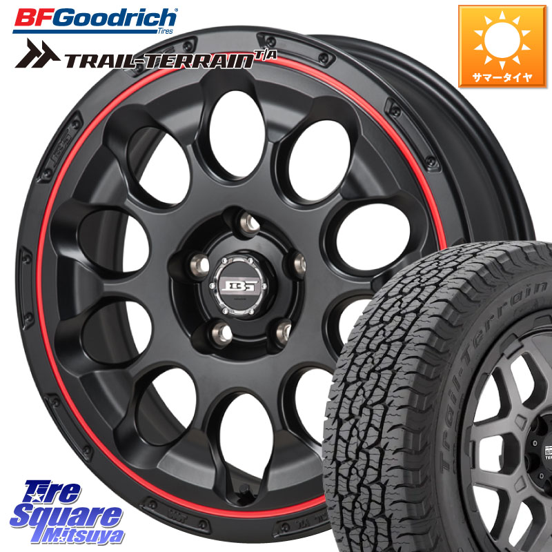 BF Goodrich Trail-Terrain TA トレイルテレーンT/A ブラックウォール 225/60R17Japan三陽 ボトムガルシア CHRONO クロノ BKRED 17X7.0J 45 5穴 114.3 ZR-V SL系フォレスター レイバック SK系フォレスター eビターラ エクストレイル X-TRAIL 日産 RAV4 20系｜タイヤスクエアミツヤ 118,405円