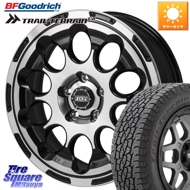 Japan三陽 ボトムガルシア CHRONO クロノ 17 X 7.0J +45 5穴 114.3 BF Goodrich Trail-Terrain TA トレイルテレーンT/A ブラックウォール 215/60R17 C-HR 50系エスティマ 10系カローラクロス ZR-V RV系ヴェゼル RC系オデッセイ後期 CX-30 MX-30