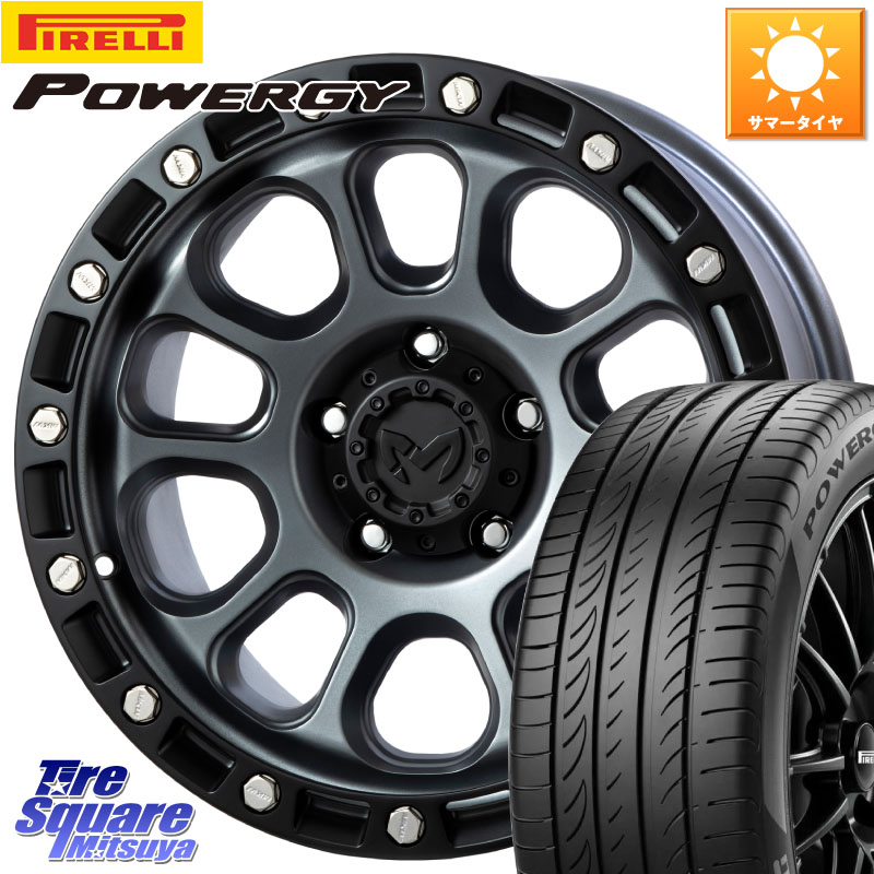 MKW M204 ドライグレー 16インチ 16 X 7.0J +35 5穴 114.3 ピレリ POWERGY パワジー サマータイヤ 215/60R16