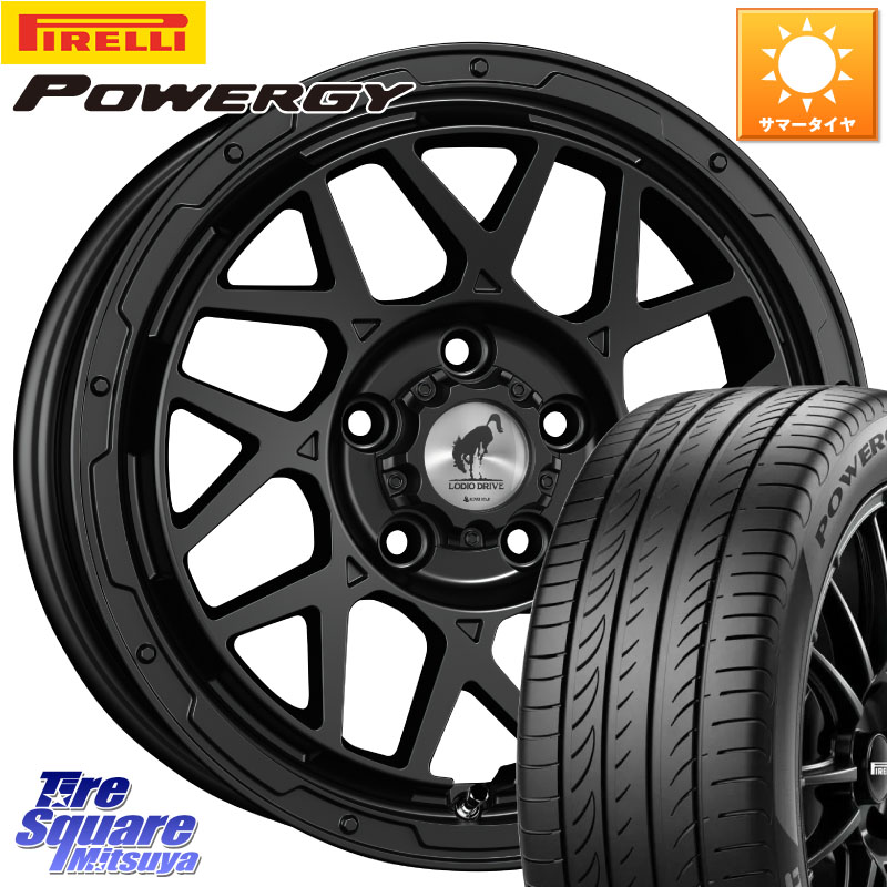 SUPER STAR LODIO DRIVE ロディオドライブ 8M MONO モノ 16 X 7.0J +42 5穴 114.3 ピレリ POWERGY パワジー サマータイヤ 195/55R16