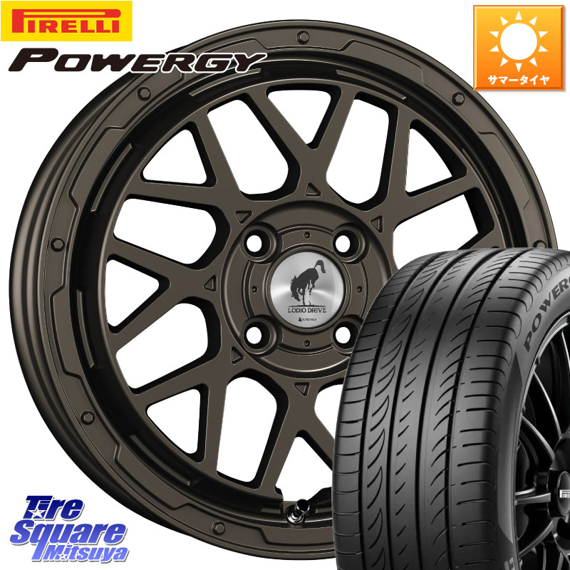 ピレリ POWERGY パワジー サマータイヤ 195/60R16SUPER STAR LODIO DRIVE ロディオドライブ 8M MONO モノ 16インチ 16X6.0J 42 4穴 100 E13オーラ ブルーバードシルフィ 日産|タイヤスクエアミツヤ