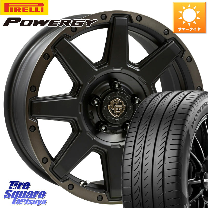WEDS CROSS OVER GARMENTS StyleU 17インチ 17 X 7.0J +35 5穴 114.3 ピレリ POWERGY パワジー サマータイヤ 215/60R17 10系カローラクロス 20系アルファード