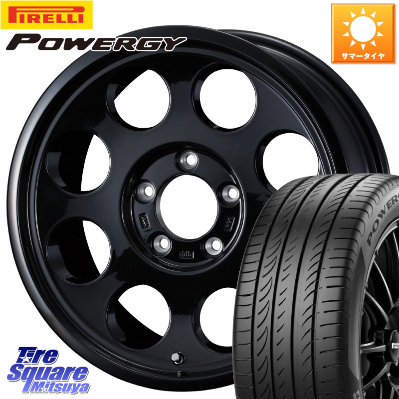 WEDS JIMLINE TYPE2 16インチ ジムライン 16 X 5.5J +22 5穴 139.7 ピレリ POWERGY パワジー サマータイヤ 215/65R16 ジムニー専用(要オーバーフェンダー等)