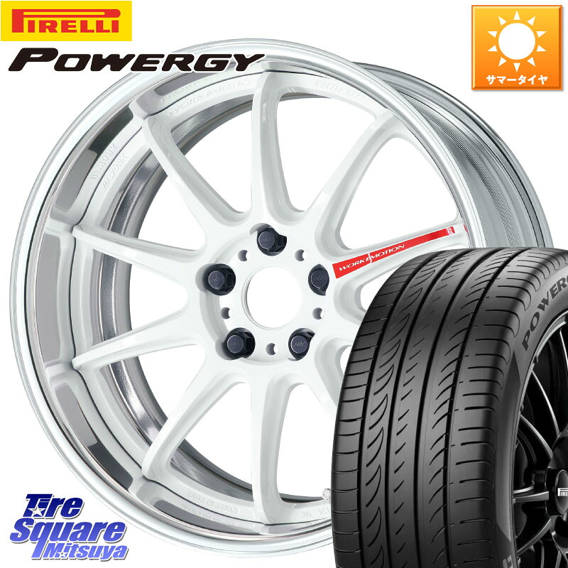 WORK EMOTION ZR10 L Disk AZW 18インチ 2ピース 18 X 8.5J +40 5穴 114.3 ピレリ POWERGY パワジー サマータイヤ 225/50R18