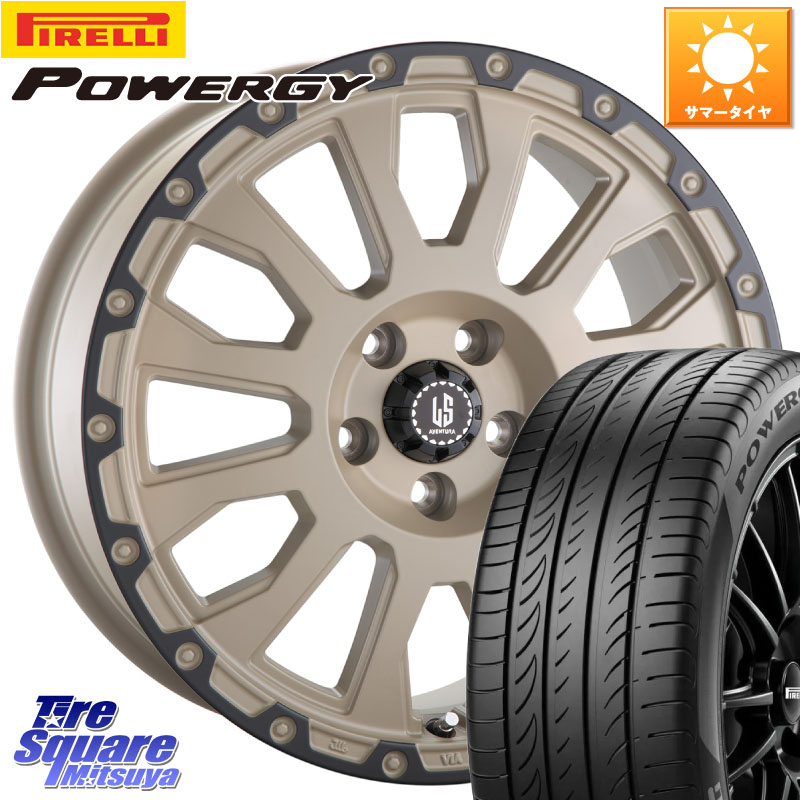 阿部商会 LA STRADA AVENTURA アヴェンチュラ GAR 17インチ 17 X 7.5J(MINI F60) +50 5穴 112 ピレリ POWERGY パワジー サマータイヤ 225/55R17 MINI ミニ クロスオーバー F60