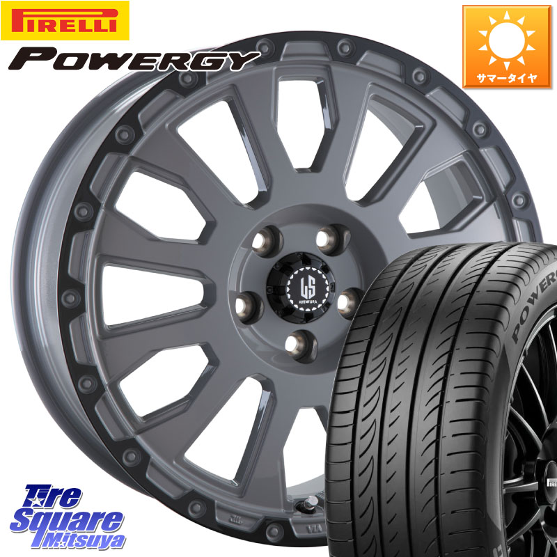 ピレリ POWERGY パワジー サマータイヤ 195/60R17阿部商会 LA STRADA AVENTURA アヴェンチュラ 17インチ 17X7.0J 38 5穴 114.3 60系プリウス|タイヤスクエアミツヤ