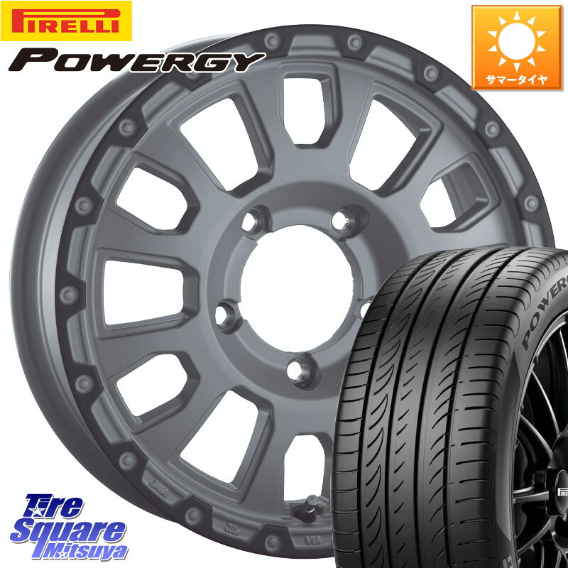 阿部商会 LA STRADA AVENTURA アヴェンチュラ 16インチ 16 X 5.5J +22 5穴 139.7 ピレリ POWERGY パワジー サマータイヤ 215/65R16 ジムニー専用(要オーバーフェンダー等)