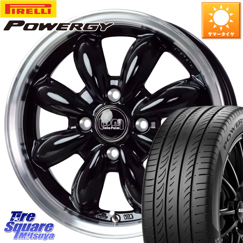 HotStuff LaLa Palm CUP2 ララパーム BK ホイール 15インチ 15 X 5.5J +45 4穴 100 ピレリ POWERGY パワジー サマータイヤ 165/55R15