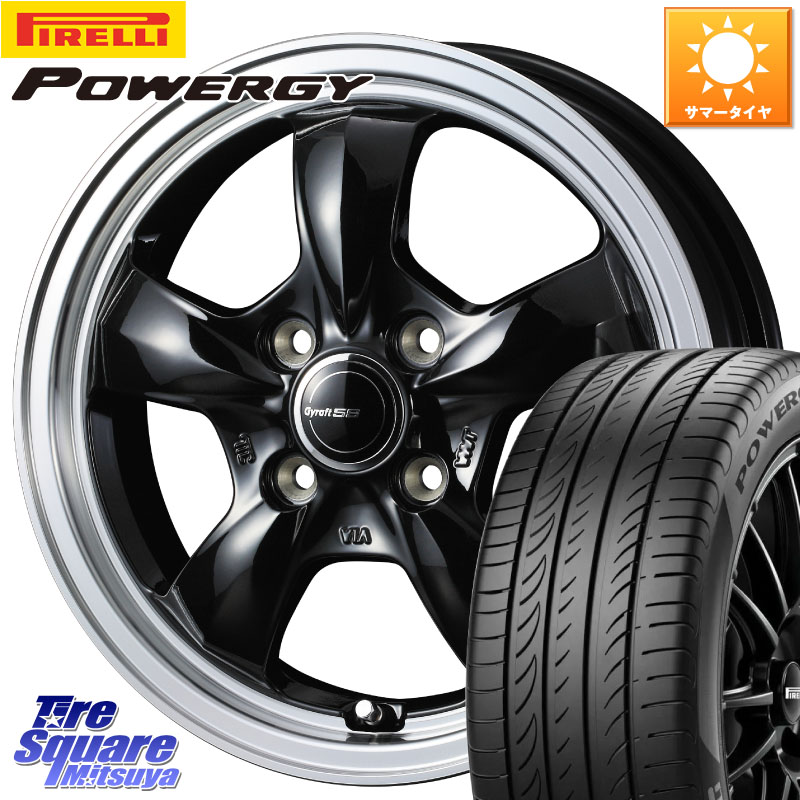 WEDS 41116 GYRAFT 5S グラフト ホイール 15インチ 15 X 4.5J +45 4穴 100 ピレリ POWERGY パワジー サマータイヤ 165/55R15 N-BOX デリカミニ2WD タント スペーシア サクラ