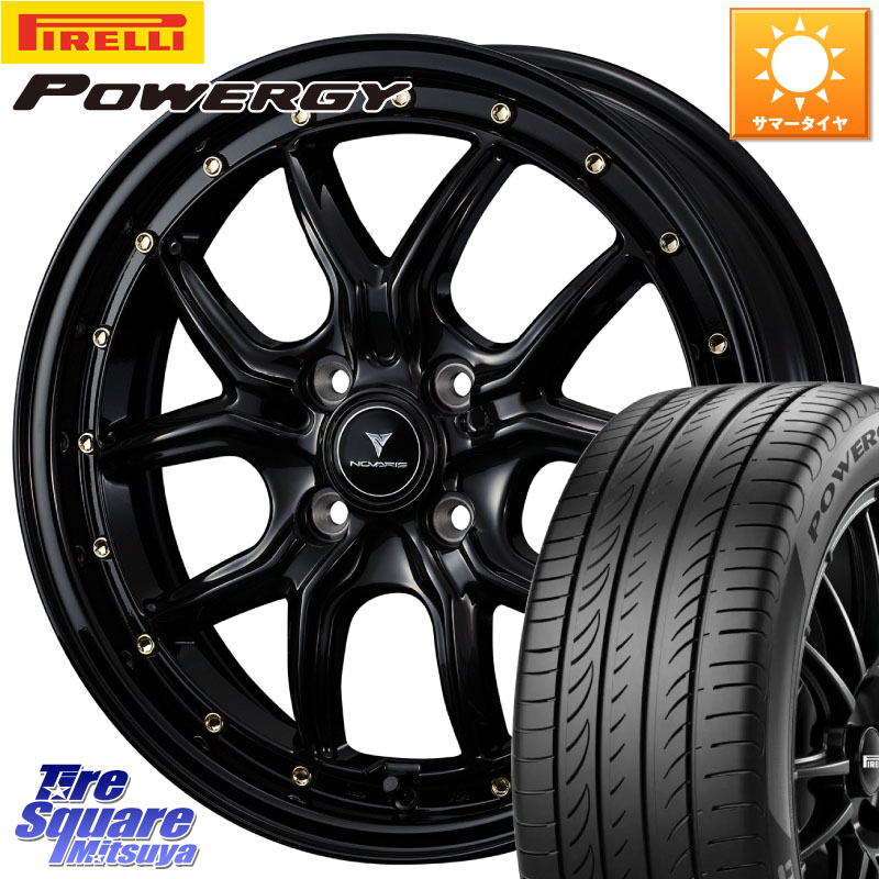 WEDS 41319 NOVARIS ASSETE S1 ホイール 15インチ ノヴァリス アセット 15 X 4.5J +45 4穴 100 ピレリ POWERGY パワジー サマータイヤ 165/55R15 N-BOX デリカミニ2WD タント スペーシア サクラ