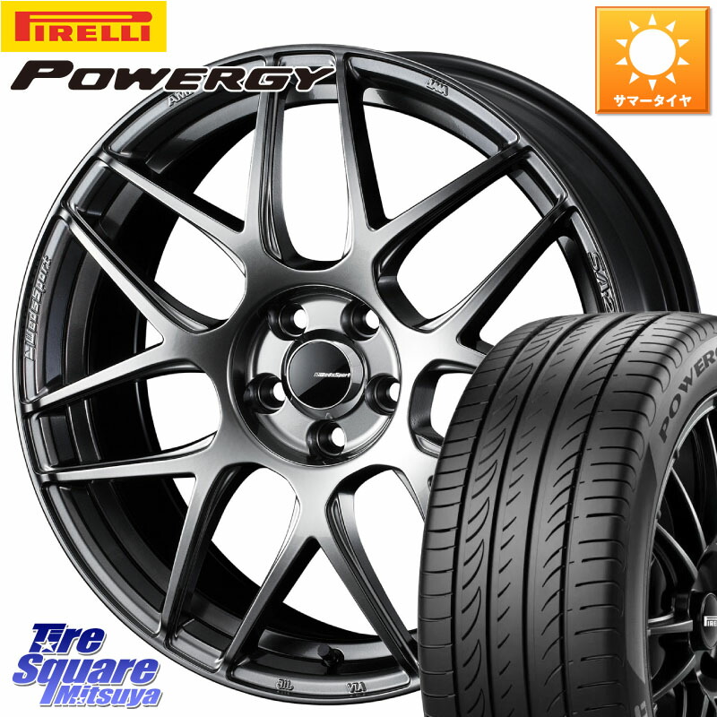 WEDS SA-27R PSB ウェッズ スポーツ ホイール 19インチ 19 X 8.5J +45 5穴 114.3 ピレリ POWERGY パワジー サマータイヤ 245/40R19 10系カローラクロス 129,300円