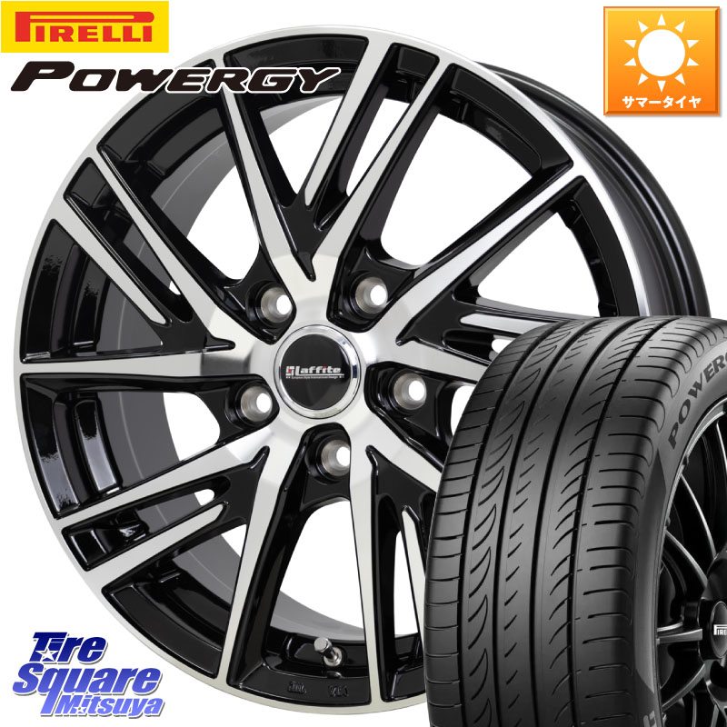 HotStuff ラフィット LW06-2 LW-06-2 ホイール 15インチ 15 X 6.0J +53 5穴 114.3 ピレリ POWERGY パワジー サマータイヤ 185/65R15 GT系フリード5ナンバー車 GT系フリードクロスター