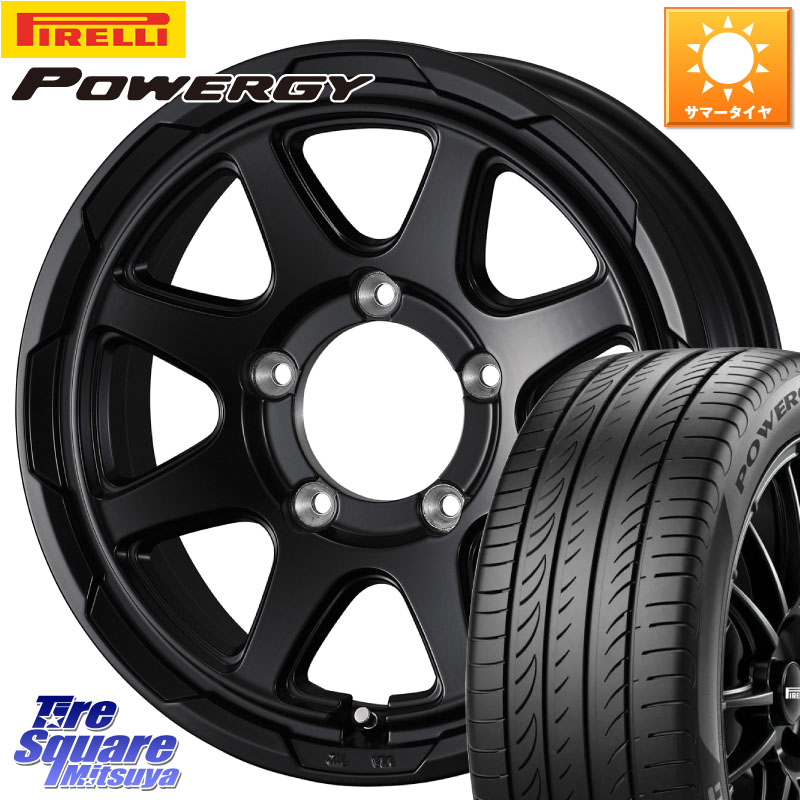 WEDS 【欠品次回4月中旬】 STADTBERGE BLK ※インセット-5 スタットベルク ホイール 16インチ 16 X 6.0J +0 5穴 139.7 ピレリ POWERGY パワジー サマータイヤ 215/65R16 ジムニー専用(要オーバーフェンダー等) ジムニ－シエラ・ノマド(カスタム) 66,985円