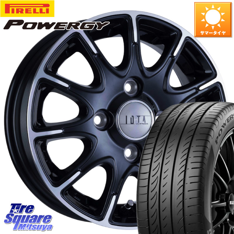 阿部商会 TIRADO IOTA イオタ ホイール 16インチ 16 X 6.0J +42 4穴 100 ピレリ POWERGY パワジー サマータイヤ 195/55R16