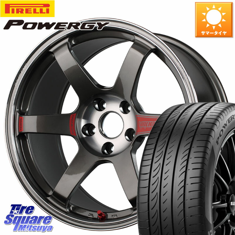 RAYS 【欠品次回10~11月】 VOLK RACING TE37 SAGA SL TE37 ホイール 17インチ 17 X 8.0J +37 5穴 114.3 ピレリ POWERGY パワジー サマータイヤ 215/50R17