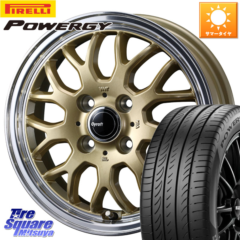ピレリ POWERGY パワジー サマータイヤ 175/65R15WEDS グラフト GYRAFT 9M ホイール 15インチ 15X5.5J 42 4穴 100 160系カローラフィールダー GR/GS系フィット クロスビー スイフト4穴 130系ヴィッツ スペイド キューブ CUBE 日産 ポルテ アクア カローラアクシオ ス｜タイヤスクエアミツヤ