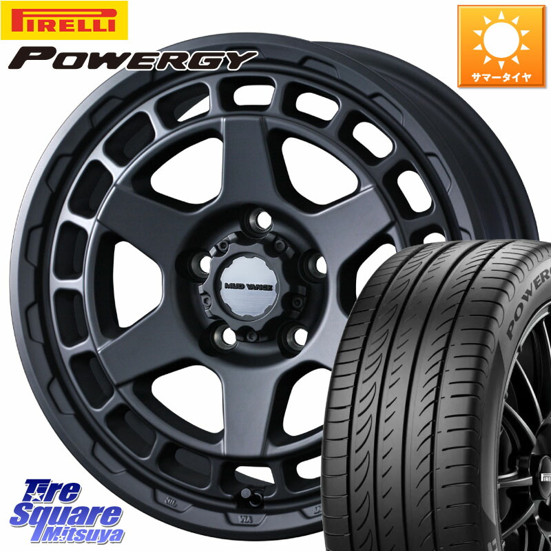 WEDS 【欠品次回4月中旬】 MUDVANCE X TYPE S ホイール 17インチ マッドヴァンス 17 X 7.0J +38 5穴 114.3 ピレリ POWERGY パワジー サマータイヤ 205/55R17 90系ノア ヴォクシー RP6～8ステップワゴン