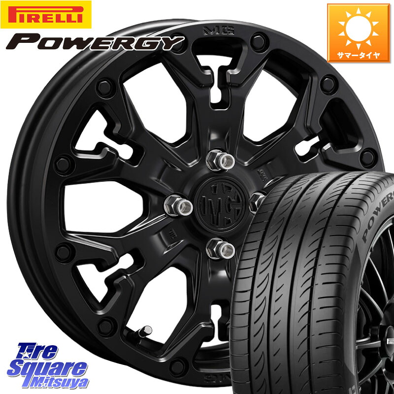 ピレリ POWERGY パワジー サマータイヤ 205/65R16CRIMSON MG GOLEM Jr ホイール 16インチ 16X6.0J 38 4穴 100 ロッキー ガソリン車 4穴 ライズ ガソリン車 4穴|タイヤスクエアミツヤ