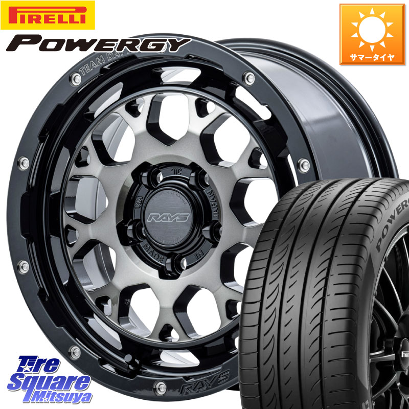 RAYS 【欠品次回8~9月】 TEAM DAYTONA M9+ ホイール 16インチ 16 X 7.0J +37 5穴 114.3 ピレリ POWERGY パワジー サマータイヤ 205/55R16 GRヤリスRSノーマルキャリパー