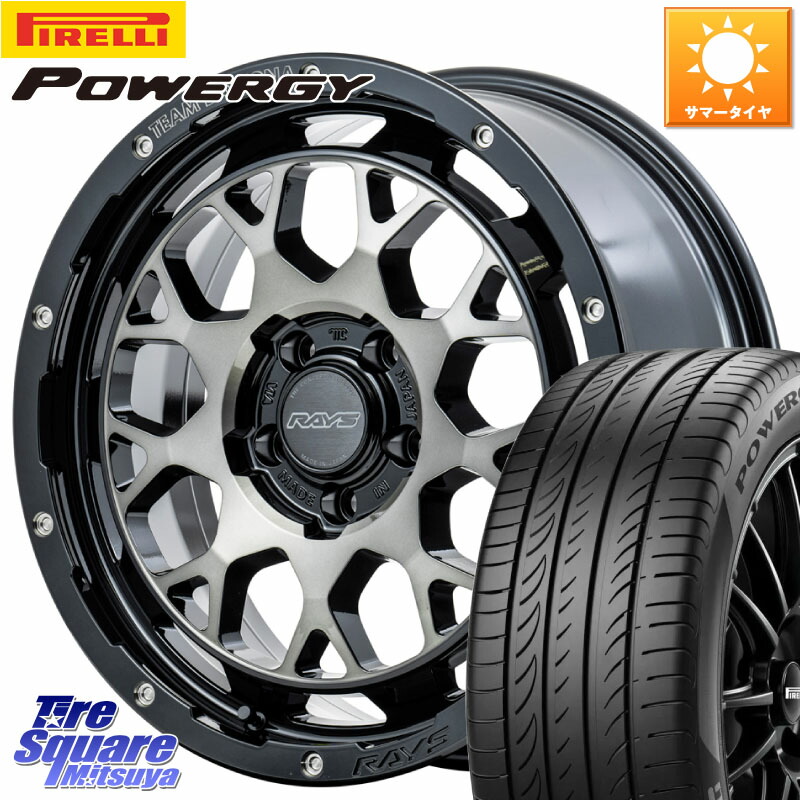 ピレリ POWERGY パワジー サマータイヤ 215/45R18RAYS 【欠品次回9~10月】 TEAM DAYTONA M9+ ホイール 18インチ 18X7.5J 38 5穴 114.3 ZE1リーフ SAI シビック インサイト|タイヤスクエアミツヤ