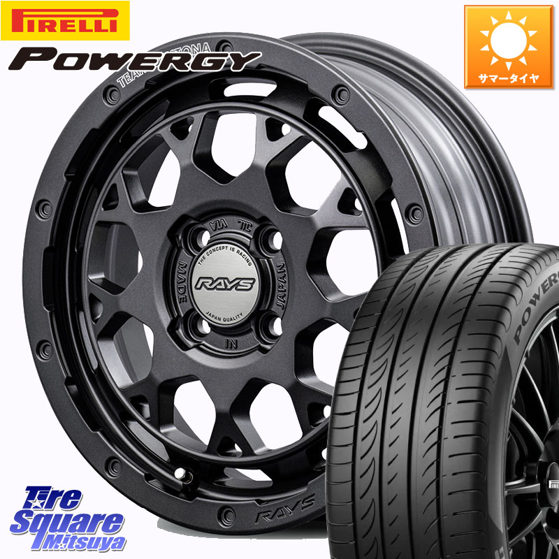 ピレリ POWERGY パワジー サマータイヤ 175/65R15RAYS 【欠品次回~1月】 TEAM DAYTONA M9+ Spec M ホイール 15インチ 15X5.0J 47 4穴 100 ハスラー リフトアップ等カスタム フレアクロスオーバー リフトアップ等カスタムサイズ｜タイヤスクエアミツヤ